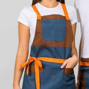 1952RJ01 <br> Delantal peto unisex