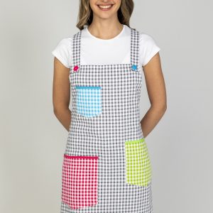 2559PI16 <br> Estola cuadros mullticolor