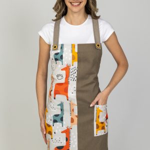 VX29V504 <br> Estola vaquera jirafas